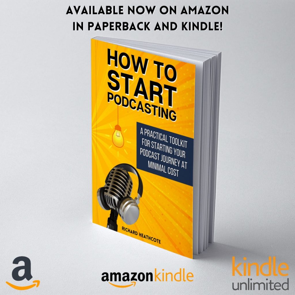 how to start podcasting book graphic